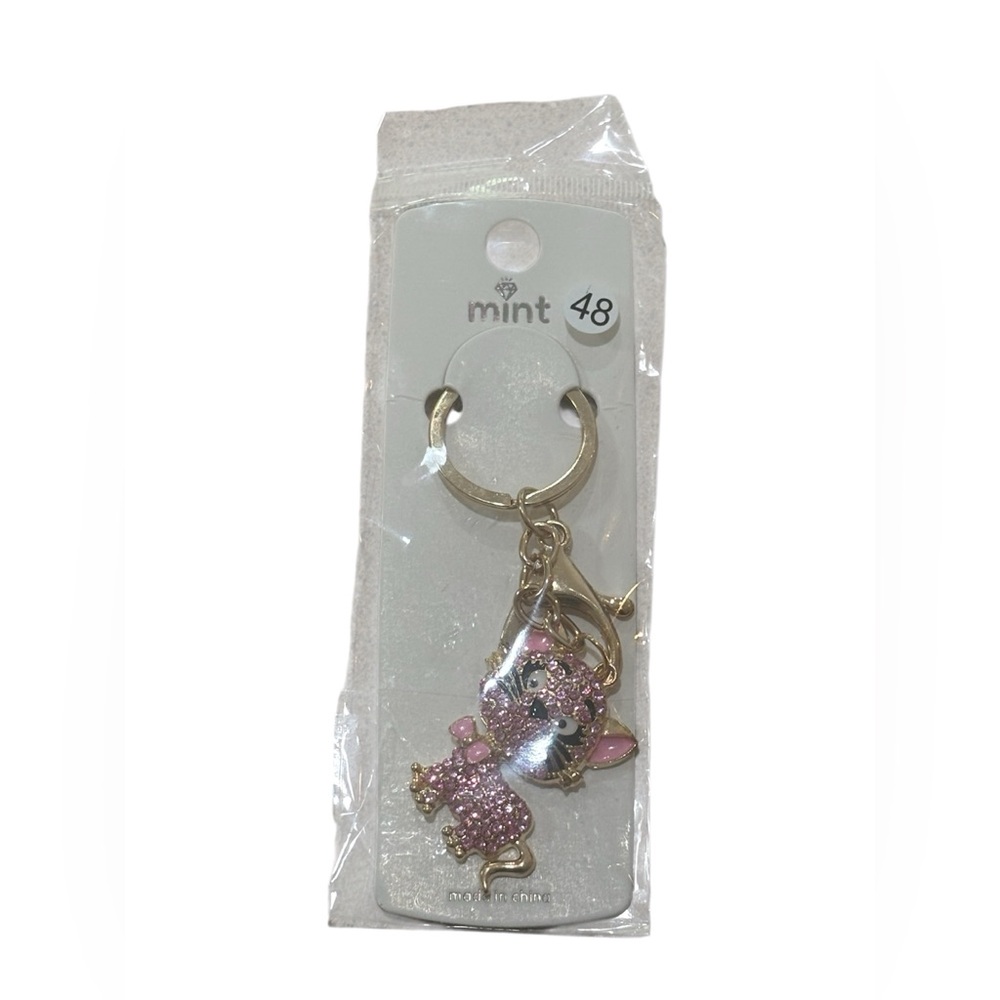 Cat Keychain Mint